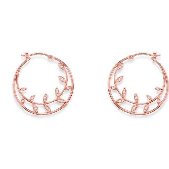 Aster  Maeve Hoops in Gold - Picture 1 of 3